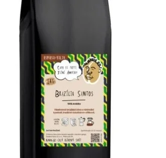 Cenový Hit Káva zrnková Brazílie Santos, 1kg
