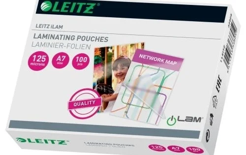 Pouzdra lam. nízkoteplot. Leitz,A7,111x80mm,125mikr.,100ks Cenový Hit