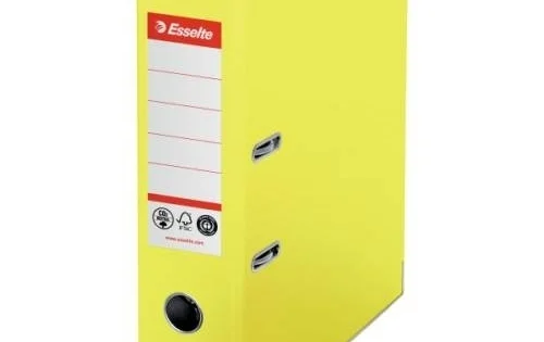 Pořadač pákový Esselte No. 1 CO2neutrální, 75mm, žlutý Poslední Šance