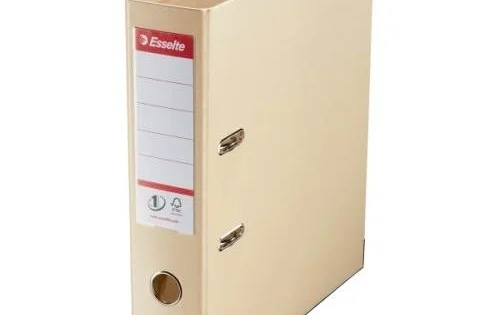 Autentický Pořadač pákový Esselte No. 1 Power A4 75mm, krémový