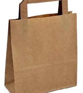 Hit Sezóny Taška papírová 22x 10x 36cm, ploché ucho, hnědá