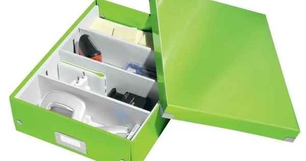 Box archivační organizační Leitz Click-N-Store M (A4), zel. Vrácení Zdarma