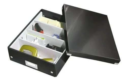 Box archivační organizační Leitz Click-N-Store M (A4), černý Nová Kolekce