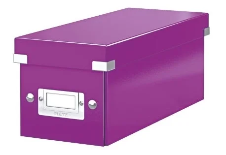 Krabice archivační naCD Leitz Click-N-Store WOW, purpurová Cenový Hit