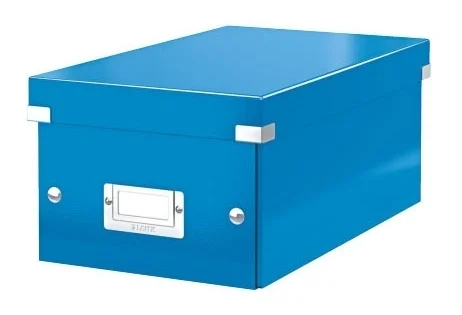 Vysoce Kvalitní Krabice archivační naDVD Leitz Click-N-Store, modrá