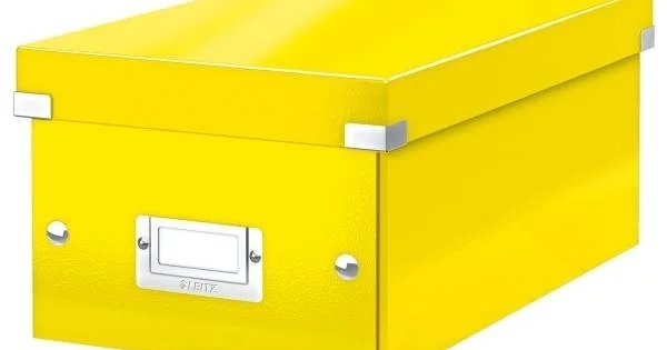 Akce Krabice archivační naDVD Leitz Click-N-Store, žlutá