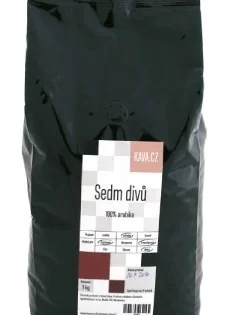 Novinka Káva Sedm divů, zrnková, 1kg