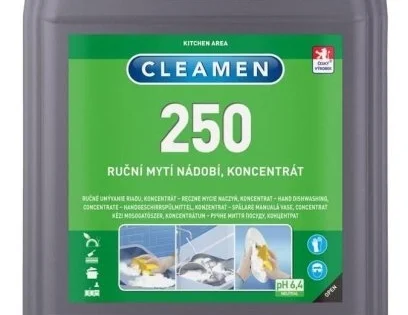 Sezónní Sleva Prostředek nanádobí CLEAMEN 250, koncentrovaný, 5l