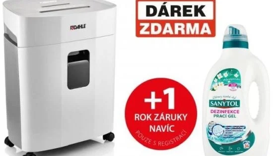 Výprodej Stroj skartovací Dahle PaperSAFE 260 (4x 12mm)