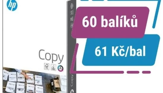 Papír xer. HP Copy CHP910 A4, 80g, 500l., 60bal. - Akce Akce