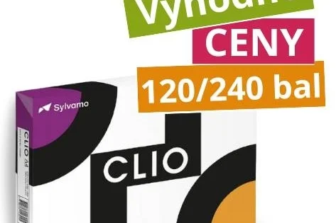 Papír xerografický Clio A4, 80g, 500listů Pouze Dnes