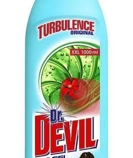 Prostředek naWC Dr.Devil Turbulence, gel, 1l, natur fresh Omezená Nabídka