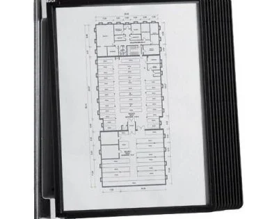 Přímo Od Výrobce Držák nástěnný Durable Vario Magnet Wall, 5kapes, černý
