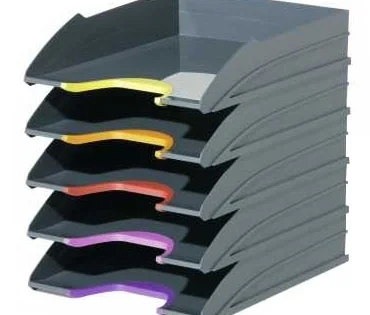 Odkladač nadokumenty Varicolor A4, 255x 55x 330mm, 5ks Nejlepší Volba