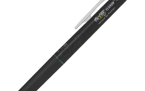 Pero kuličkové Pilot Frixion Clicker Point 05, zelené Expresní Doručení