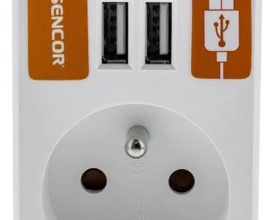 Ihned K Objednání Adaptér Sencor, 1x zásuvka, 2x USB