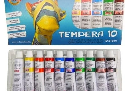 Barvy temperové Koh-i-noor, 16ml, 10barev Cenově Výhodný