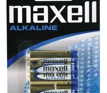 Jen Po Omezenou Doba Baterie Maxell LR03 1,5 V, mikrotužková AAA, 4ks
