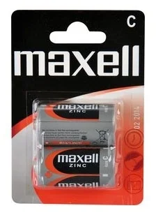 Baterie Maxell R14 1,5 V, monočlánek malý C, 2ks Horká Nabídka