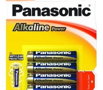 Poslední Šance Baterie Panasonic LR03 1,5 V Alkaline Power, AAA, 4ks