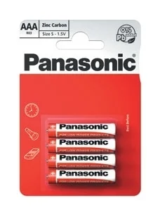 Top Prodej Baterie zinko-uhlíková Panasonic R03R Red Zinc, 4ks