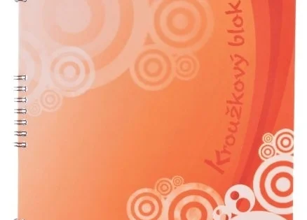 Blok BOBO A4, linkovaný, boční spirála, 40listů Finální Výprodej