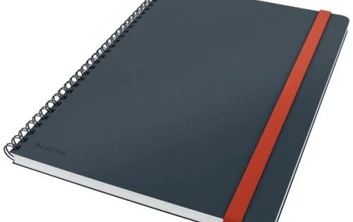Rychlé Dodání Blok Leitz Cosy B5, 80listů, linkovaný, šedý