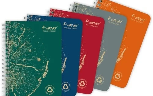 Dokud Zásoby Vydrží Blok kroužkový Clairefontaine Forever A6, linkovaný, mix