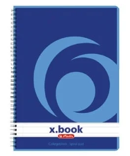 Blok kroužkový College X Book A5, linkovaný, 80listů Top Prodej