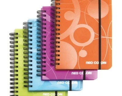Blok kroužkový NEO COLORI A5 PP, linkovaný, 70l., modrý Aktuální