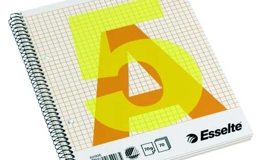 Vysoce Kvalitní Blok se spirálou, A5, čtverečkovaný, 70listů