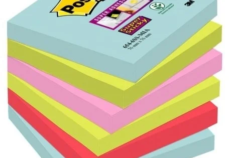 Bloček Post-it 654-6SS-MIA, 76x76mm, 6x90lístků Top Prodej
