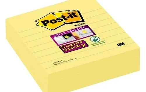 Bloček Post-it 675-SS3-CY, linkovaný, 101x101mm, 3x70líst. Hit Sezóny
