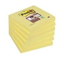 Značkový Bloček Post-it 76x 76mm, žlutý, 6x 90lístků
