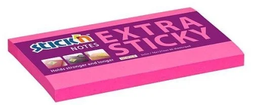Bloček samol. Stick´n Extra Sticky 76x 127mm, 90l., růž. Nejlepší Cena