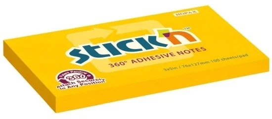 Odeslání Ihned Bloček samolepicí 76x127mm, 360°, 100lístků, oranžový