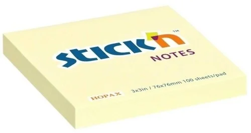 Přímo Od Výrobce Bloček samolepicí Stick´n 76x76mm, žlutý