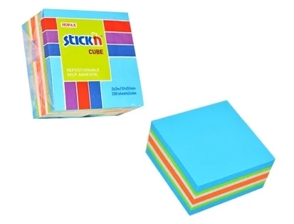 Finální Výprodej Bloček samolepicí Stick´n minikostka, modrý mix