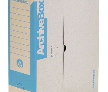 Box archivní Emba A4 Water, 320x260x90mm, modrý Autentický