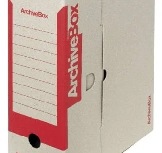 Box archivní Emba A4, 330x260x110, červený Sezónní Sleva