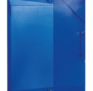 Box naspisy PP A4, hřbet 4cm, transparentní modrý Top Prodej