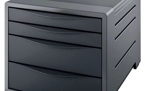 Box zásuvkový Esselte Europost VIVIDA 4zásuvky, černý Finální Výprodej