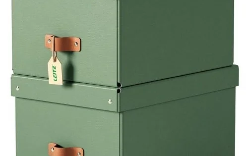 Ihned K Objednání Box úložný Leitz Puro svíkem, velikost M, zelený, 2ks