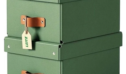 Box úložný Leitz Puro svíkem, velikost S, zelený, 2ks Cenová Bomba