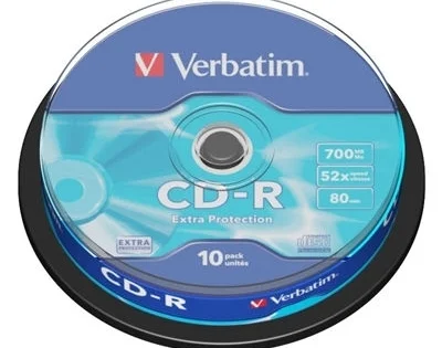 CD-R Verbatim 52x, cake 10ks Značkový