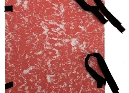 Deska spisová stkanicí A4, červená Super Cena