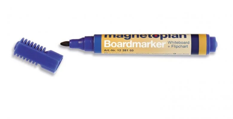 Popisovač Magnetoplan modrá (4ks) Akce