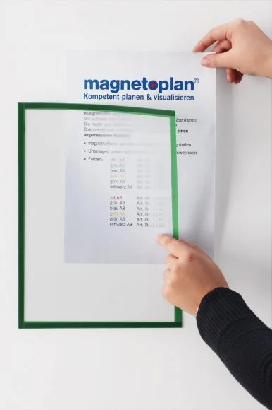 Magnetický rámeček Magnetofix A4 modrá (5ks) Originální