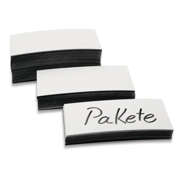 Magnetoplan magnetické etikety bílé 20x100x0,6mm Víkendová Akce