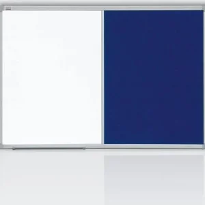 Akce Kombinovaná tabule 60x90 filc modrý/magnet., rám ALU23